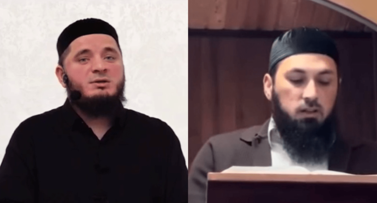 Mukhammad Tamaskhanov (left and Magomed Sultygov. Collage by the "Caucasian Knot". Screenshot of a photo https://t.me/fortangaorg/19488 and a video https://t.me/m_tamaskhanov/1167 Mukhammad Tamaskhanov (left and Magomed Sultygov. Collage by the "Caucasian Knot". Screenshot of a photo https://t.me/fortangaorg/19488 and a video https://t.me/m_tamaskhanov/1167