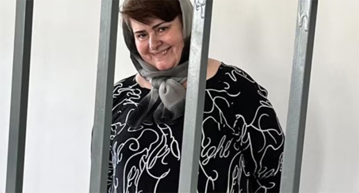 Zarema Musaeva: screenshot of the video https://ngs.ru/text/world/2023/07/04/72462722/
Zarema Musaeva: screenshot of the video https://ngs.ru/text/world/2023/07/04/72462722/