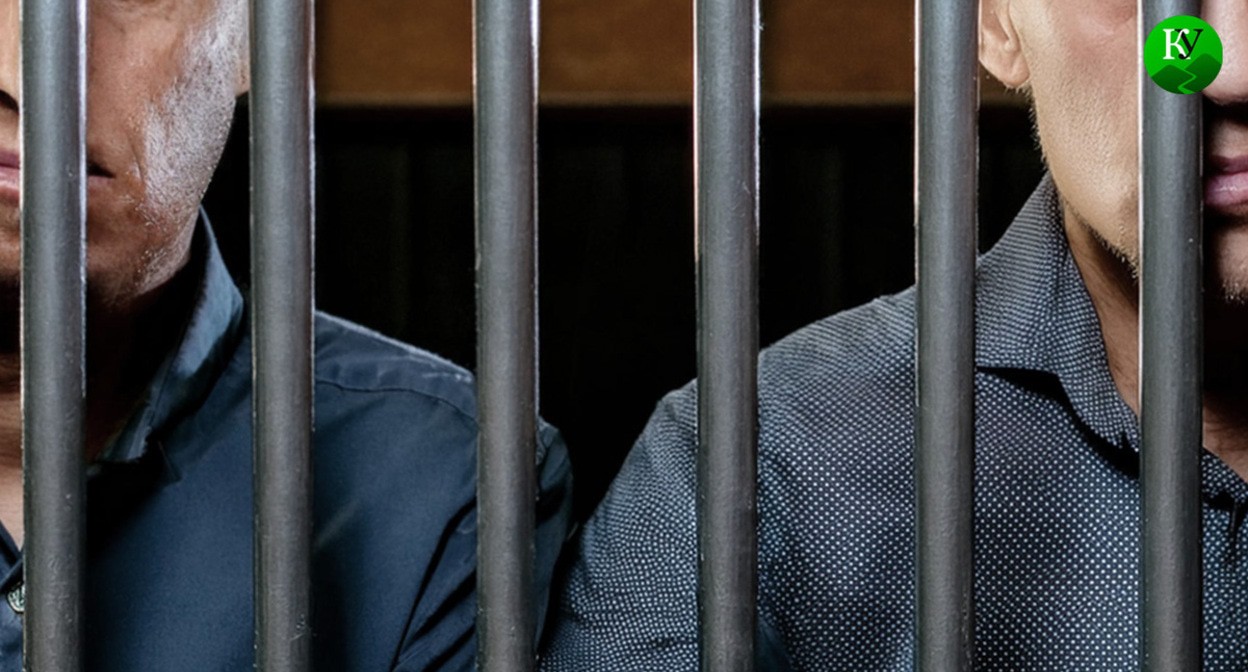 Convicts behind bars: illustration created by the "Caucasian Knot" by using the AI in Photoshop
Convicts behind bars: illustration created by the "Caucasian Knot" by using the AI in Photoshop