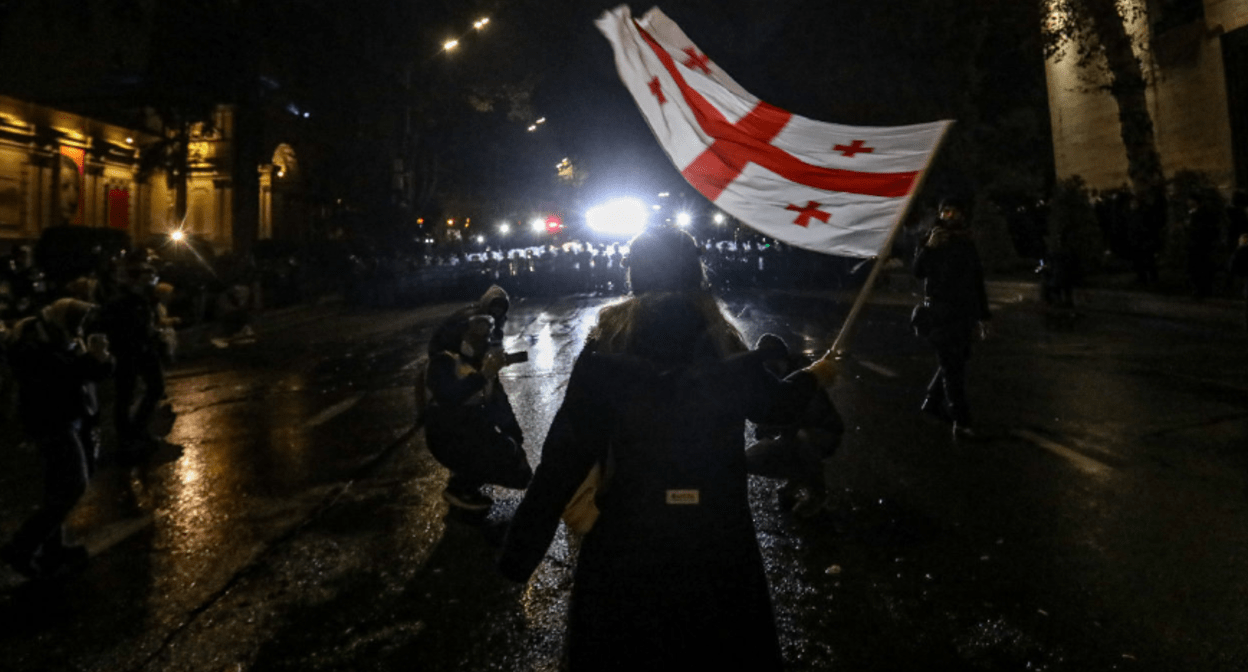 Protests in Tbilisi. Photo by Aziz Karimov for the "Caucasian Knot". Protests in Tbilisi. Photo by Aziz Karimov for the "Caucasian Knot".