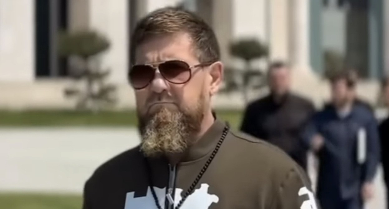 Ramzan Kadyrov, May 5, 2025. A frame from the video by ALI BABAYEV / YouTube
Ramzan Kadyrov, May 5, 2025. A frame from the video by ALI BABAYEV / YouTube