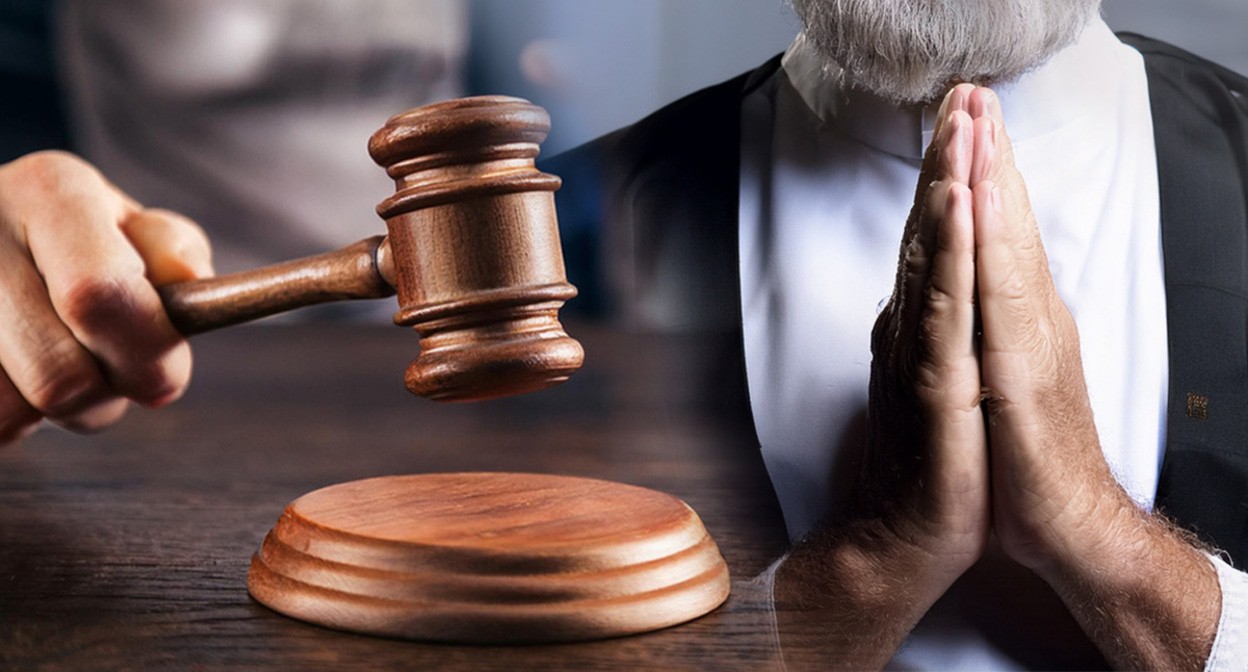 The court and the Baptist. Illustration created by the “Caucasian Knot” using AI in the Photoshop software. The court and the Baptist. Illustration created by the “Caucasian Knot” using AI in the Photoshop software.
