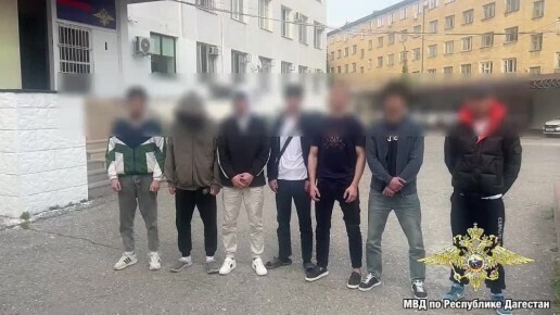 Brawl participants in Makhachkala. Screenshot from a video by the Dagestani Ministry of Internal Affairs (MIA). Brawl participants in Makhachkala. Screenshot from a video by the Dagestani Ministry of Internal Affairs (MIA).