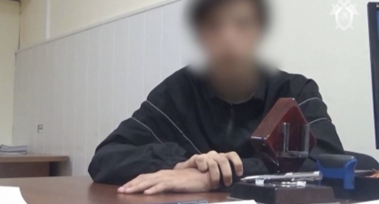 Detained teenager. Photo: https://stavropol.sledcom.ru/news/item/1983812/ Detained teenager. Photo: https://stavropol.sledcom.ru/news/item/1983812/