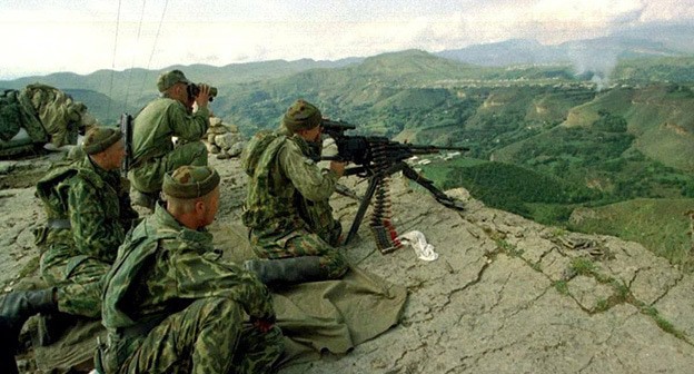 The invasion of Dagestan by militants in 1999. Photo: https://derbentmuseum.ru/nauchnaya-deyatelnost/vtorzheniya-boevikov-v-dagestan-v-1999-godu/ The invasion of Dagestan by militants in 1999. Photo: https://derbentmuseum.ru/nauchnaya-deyatelnost/vtorzheniya-boevikov-v-dagestan-v-1999-godu/