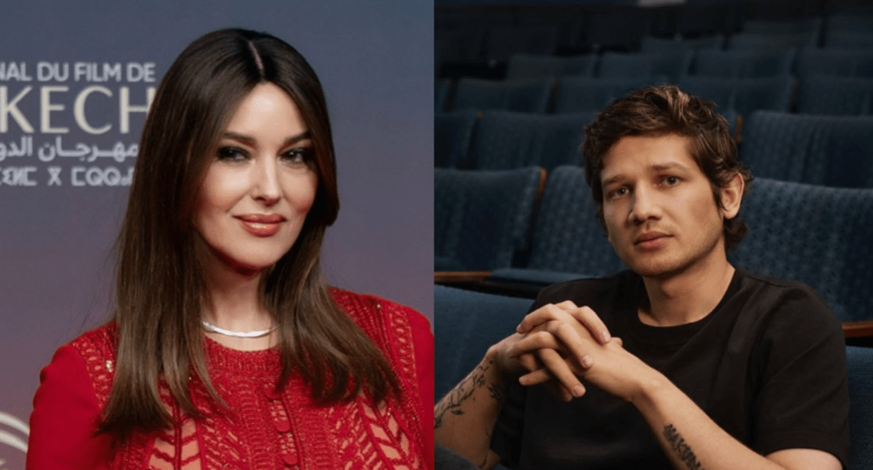 Monica Bellucci and Kantemir Balagov. Screenshot of a photo from their pages in Instagram* https://www.instagram.com/p/DDEO8zPglys/?img_index=1 and https://www.instagram.com/p/C5SbxCMOlqx/. Monica Bellucci and Kantemir Balagov. Screenshot of a photo from their pages in Instagram* https://www.instagram.com/p/DDEO8zPglys/?img_index=1 and https://www.instagram.com/p/C5SbxCMOlqx/.