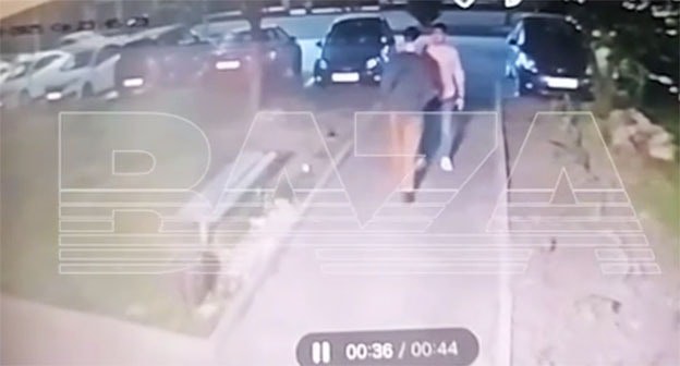 The moment before the explosion. May 29, 2025. Video frame https://t.me/ossetiaFB/51613