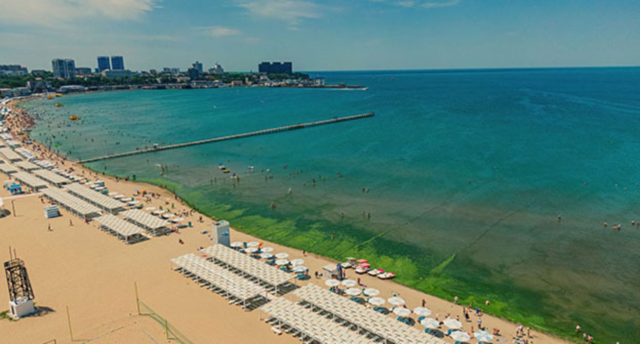 Anapa's central beach. Photo by Anton Bykov, Yuga.ru Anapa's central beach. Photo by Anton Bykov, Yuga.ru