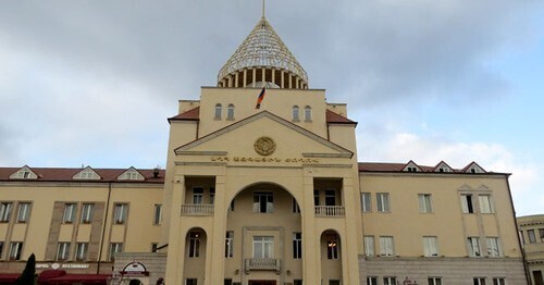 The Nagorno-Karabakh parliament. Photo by Armine Martirosyan for Caucasian Knot