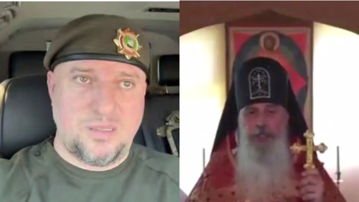 Apti Alaudinov (left) and Schema-Abbot Gavriil: collage by the "Caucasian Knot": still frame from Apti Alaudinov's video from June 7, 2025: https://t.me/AptiAlaudinovAKHMAT/11247, and the Telegram channel "Beware, News" from May 30, 2025: https://t.me/ostorozhno_novosti/37195
Apti Alaudinov (left) and Schema-Abbot Gavriil: collage by the "Caucasian Knot": still frame from Apti Alaudinov's video from June 7, 2025: https://t.me/AptiAlaudinovAKHMAT/11247, and the Telegram channel "Beware, News" from May 30, 2025: https://t.me/ostorozhno_novosti/37195
