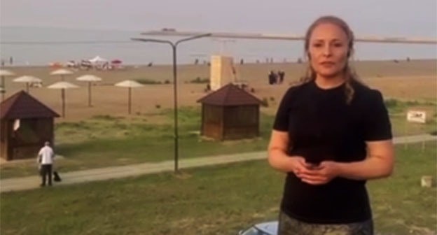 Video appeal by Patimat Guseinova. June 9, 2025: video screenshot: https://t.me/shtab_dagestana_kanal/33455