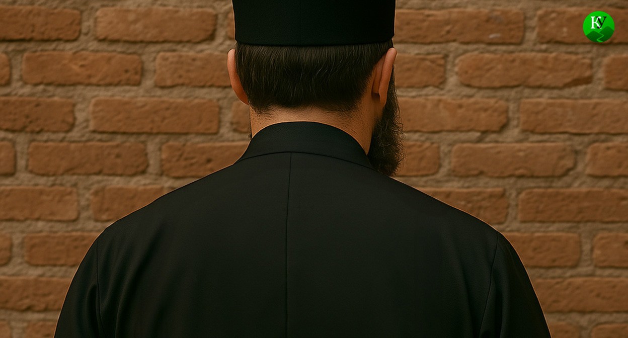 Georgian priest: the illustration created by the "Caucasian Knot" with the help of the AI in the Copilot software. Georgian priest: the illustration created by the "Caucasian Knot" with the help of the AI in the Copilot software.