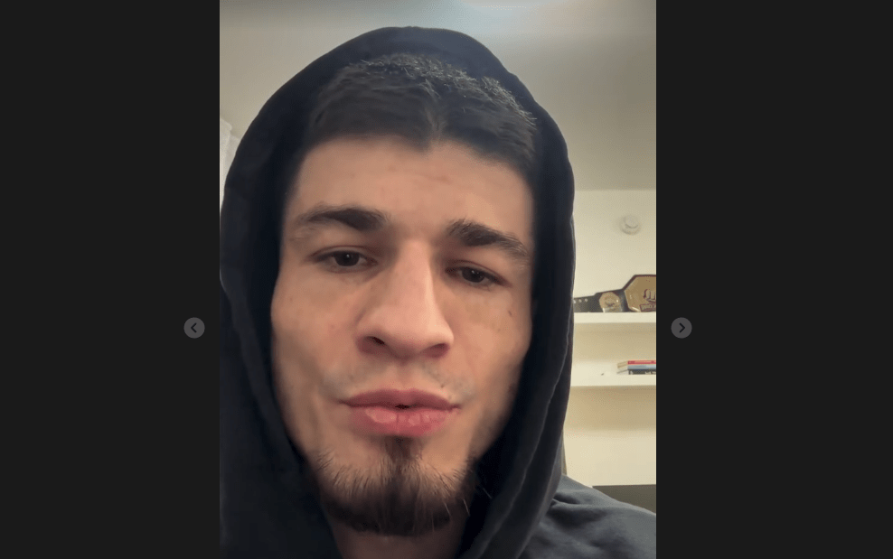 Ibragim Islamov ("Nikarkho"): a still frame from a video from his Instagram* page dated June 20, 2025: https://www.instagram.com/stories/nikarkho_/3659232566271021398/.