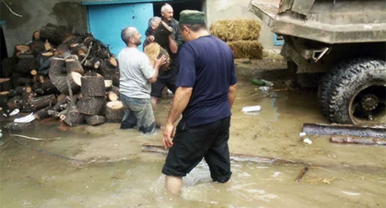 Consequences of rising water levels in the Irganai hydroelectric power station reservoir, 2008. Photo: Memorial Human Rights Center recognized as a foreign agent Consequences of rising water levels in the Irganai hydroelectric power station reservoir, 2008. Photo: Memorial Human Rights Center recognized as a foreign agent