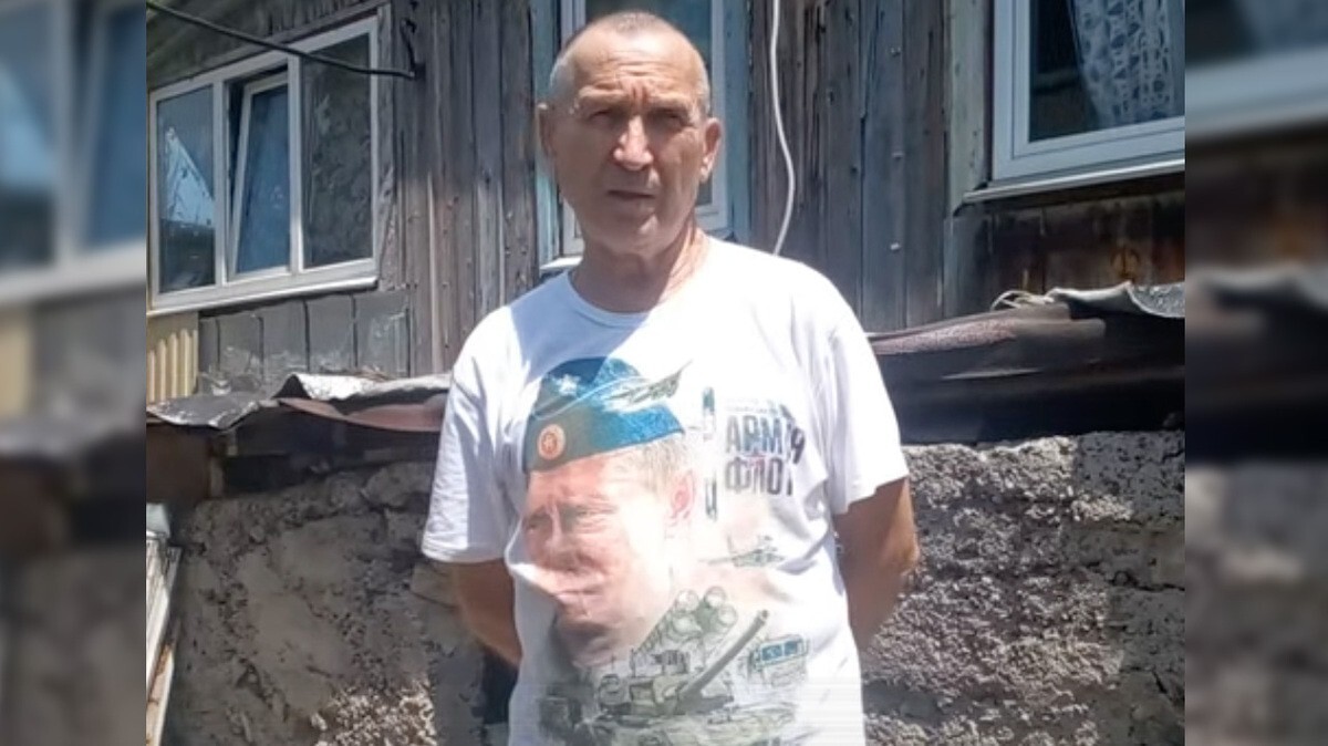 Sergey Kartashov. Video still from Tatiana Pimenova's YouTube channel Sergey Kartashov. Video still from Tatiana Pimenova's YouTube channel