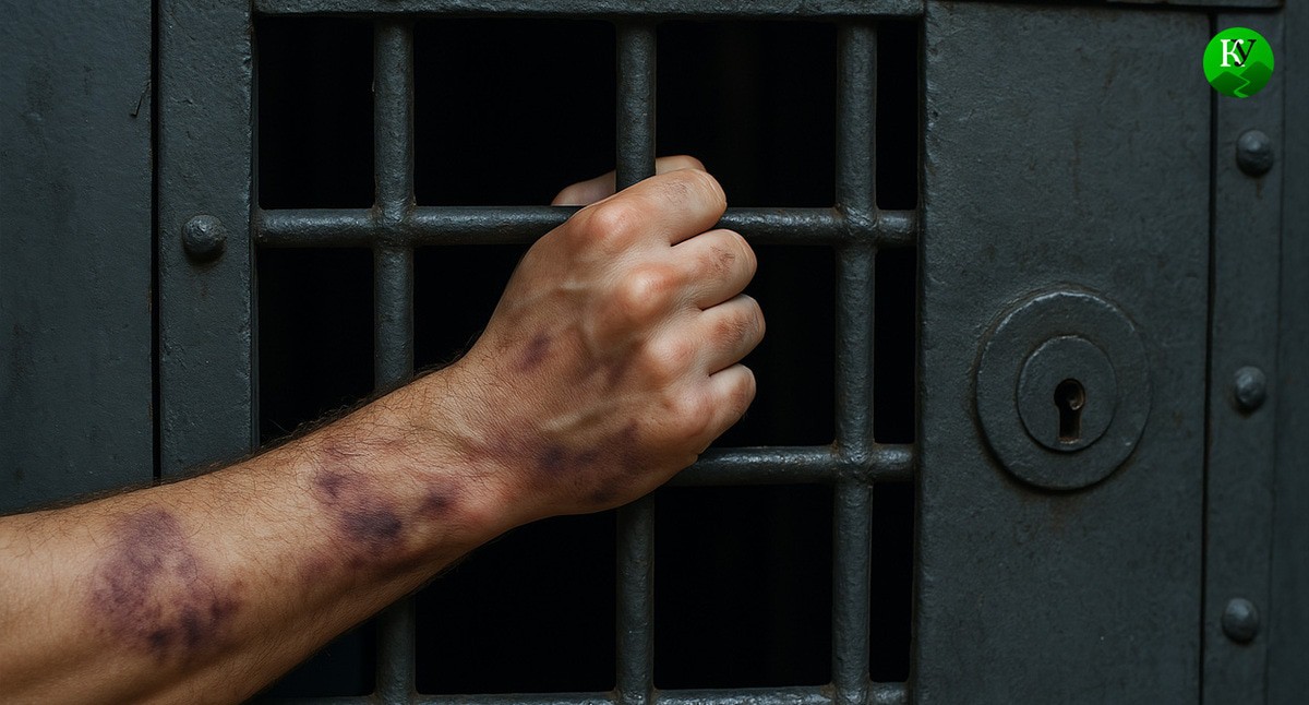 Hand of a prisoner. Illustration created by "Caucasian Knot" using AI in the program Copilot Hand of a prisoner. Illustration created by "Caucasian Knot" using AI in the program Copilot