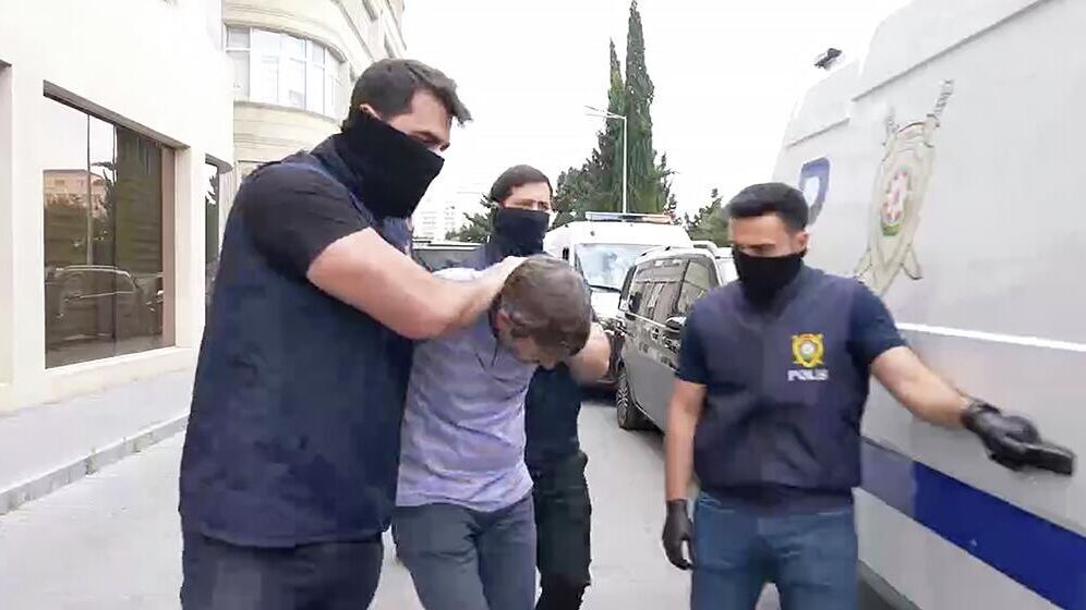 Detention of Sputnik Azerbaijan employees. Screenshot of video https://ria.ru/20250701/baku-2026505027.html Detention of Sputnik Azerbaijan employees. Screenshot of video https://ria.ru/20250701/baku-2026505027.html