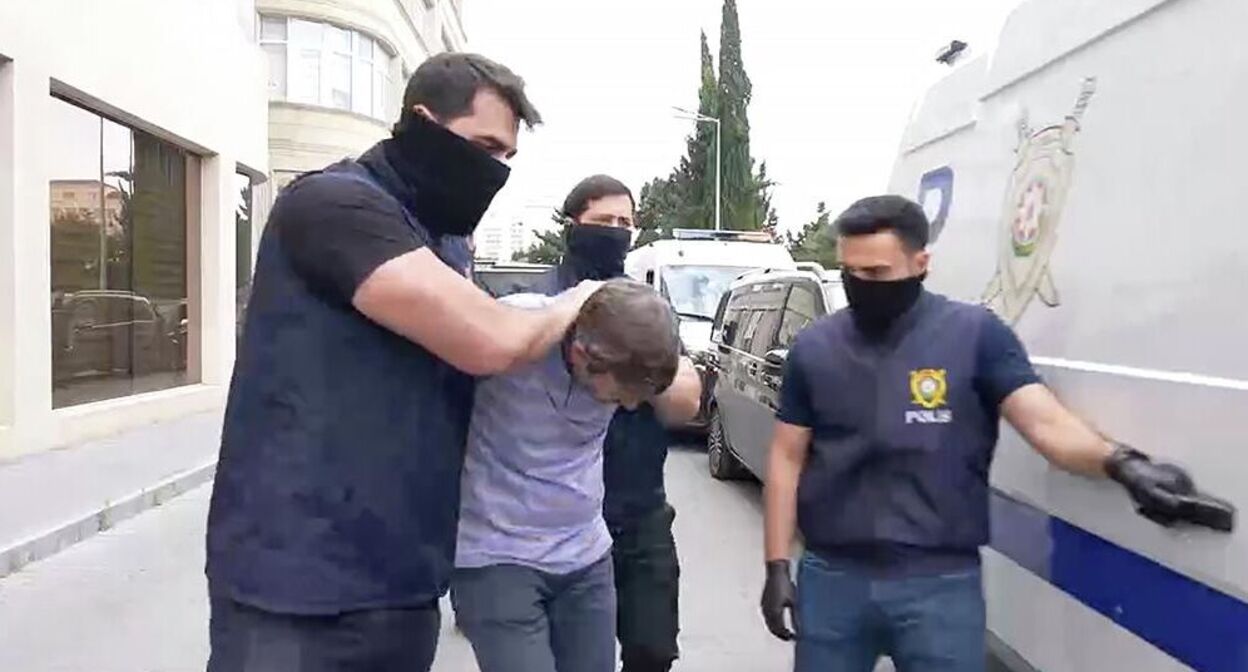 Detention of Sputnik Azerbaijan employees. Screenshot of video https://ria.ru/20250701/baku-2026505027.html Detention of Sputnik Azerbaijan employees. Screenshot of video https://ria.ru/20250701/baku-2026505027.html