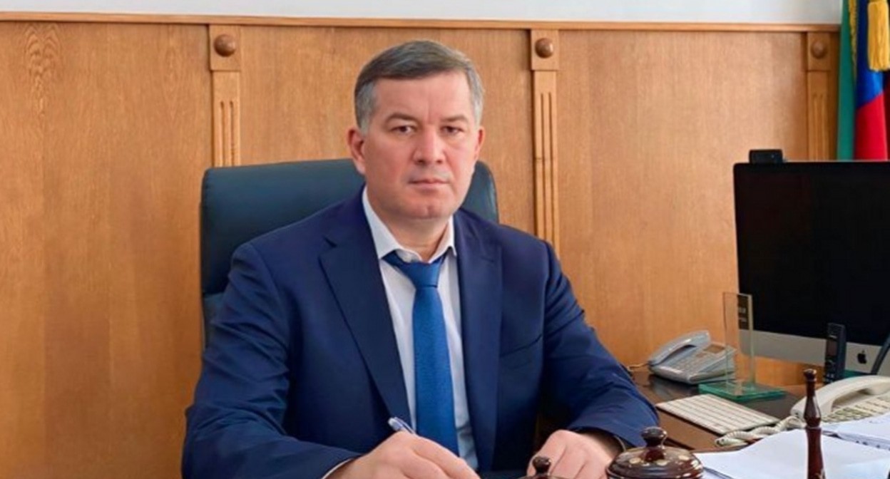 Makhmud Amiraliev. Photo from the telegram channel of the head of the Karabudakhkent district https://t.me/mahmud_amiralev/319 Makhmud Amiraliev. Photo from the telegram channel of the head of the Karabudakhkent district https://t.me/mahmud_amiralev/319