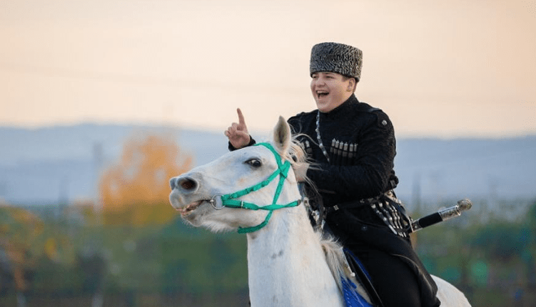 Adam Kadyrov. Screenshot of a photo from his Instagram* from 10.10.2024, https://www.instagram.com/p/DA8F_tqgiI-/ (the activities of Meta, the company that owns the social network, are prohibited in Russia). Adam Kadyrov. Screenshot of a photo from his Instagram* from 10.10.2024, https://www.instagram.com/p/DA8F_tqgiI-/ (the activities of Meta, the company that owns the social network, are prohibited in Russia).