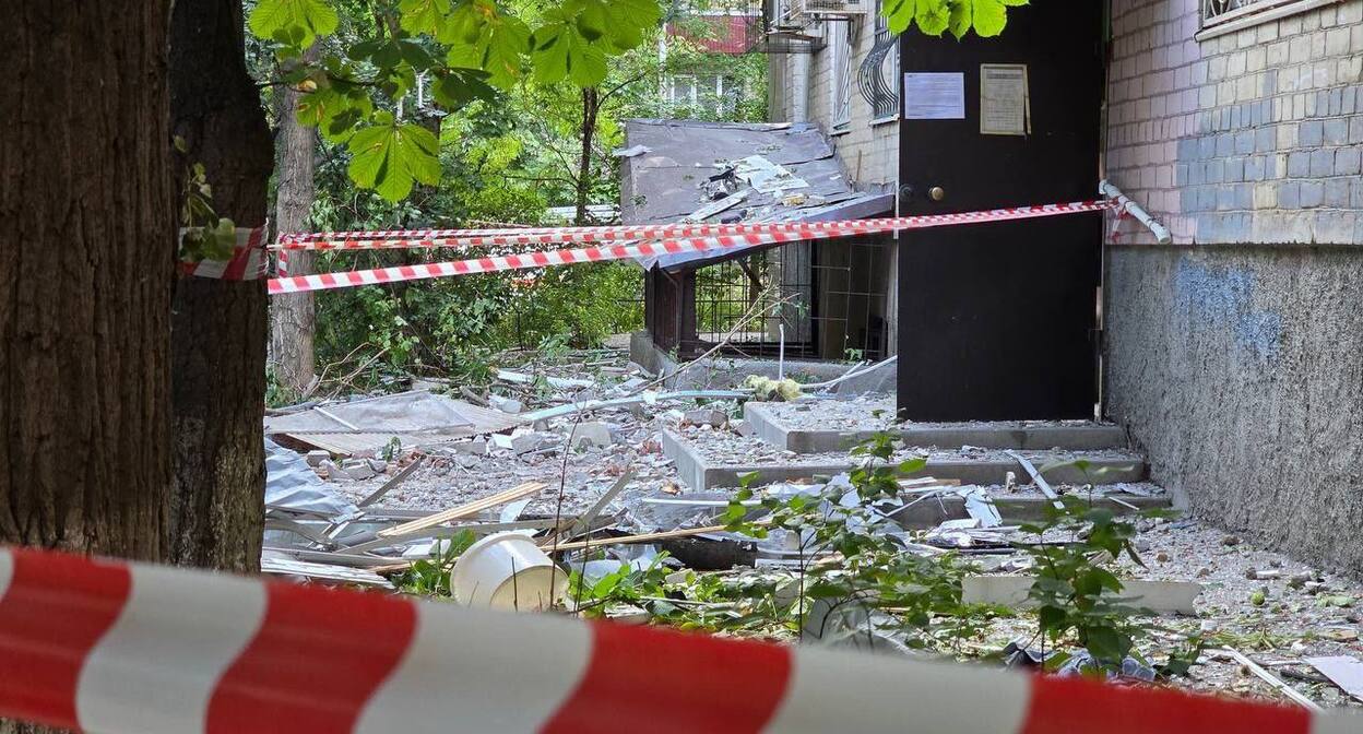 Consequences of the UAV attack in Rostov-on-Don. Telegram channel of Yuri Slyusar. https://t.me/Yuri_Slusar/2657