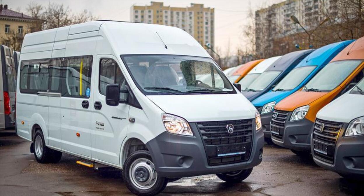 Minibuses in Grozny. Photo: Grozny-Inform https://www.grozny-inform.ru/