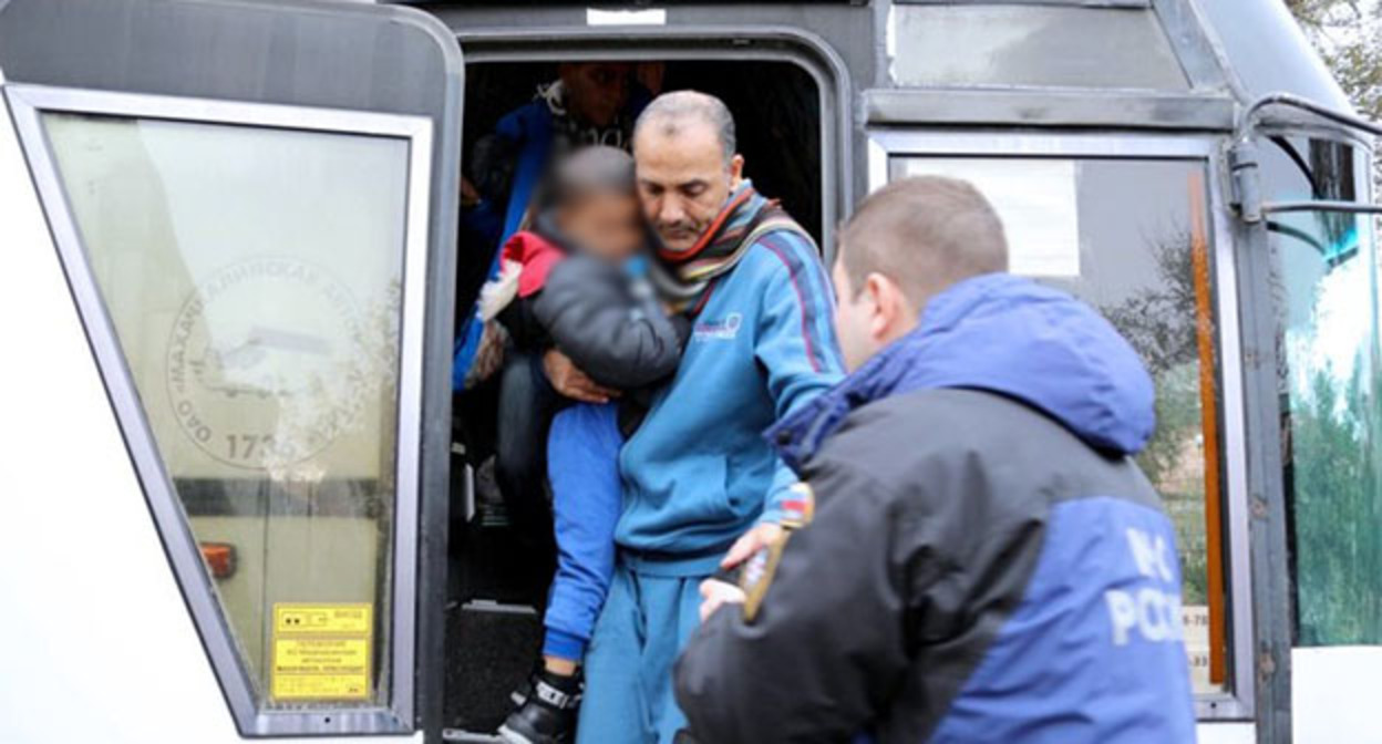 Refugees from Palestine. Photo: Press Service of the Government of the Republic of Dagestan