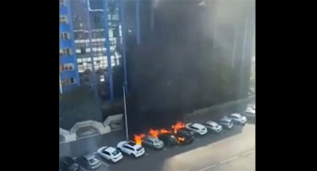 The aftermath of the drone attack on Novorossiysk. September 24, 2025. Video screenshot: https://ria.ru/20250924/novorossiysk-2044004333.html