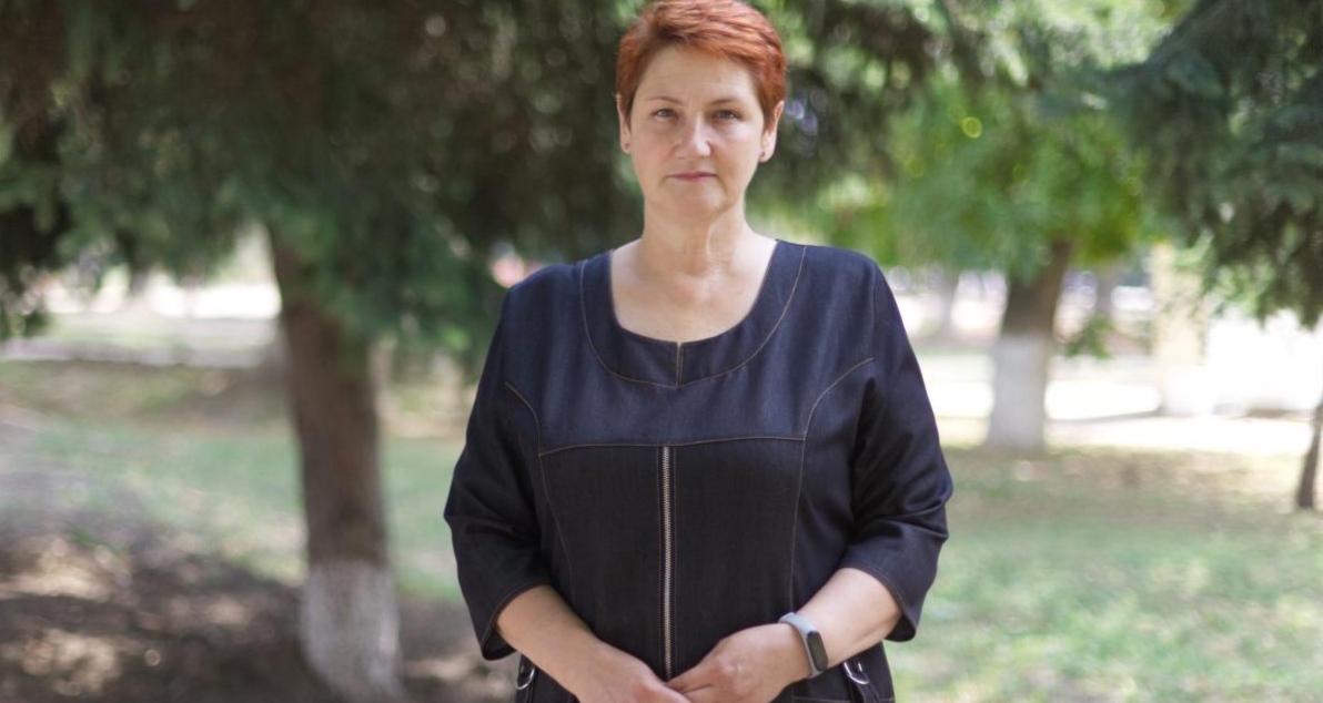 Elena Rumyantseva. Photo from a website covering the persecution of Jehovah's Witnesses in Russia (396 Russian Jehovah's Witness organizations have been declared extremist, and their activities in Russia are banned by court order).