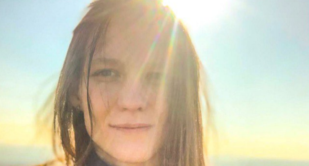 Anastasia Zinovkina. Screenshot of a photo from Nikolai Kavkazsky's (recognized as a foreign agent) Telegram channel, November 3, 2025, https://t.me/NKavkazsky/10162.