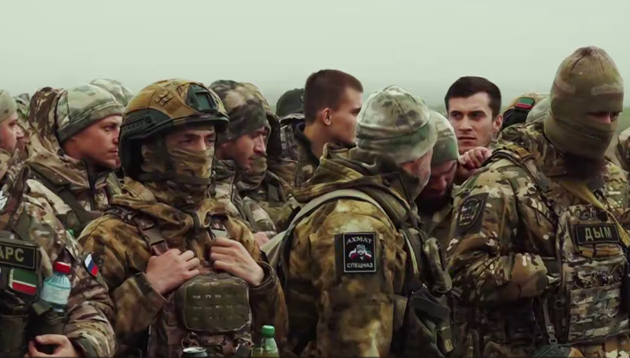 A new group of fighters has flown to the SVO zone. Still from a video from Ramzan Kadyrov's Telegram channel, November 23, 2025, https://t.me/RKadyrov_95/6171.