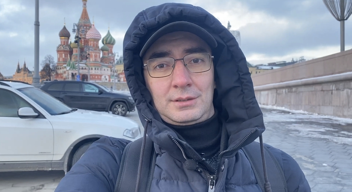 Ramadan Mkhtse. A still from a video message on YouTube