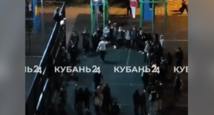 Fight Club in Krasnodar. Still from Kuban 24 video: https://t.me/kuban24/117059