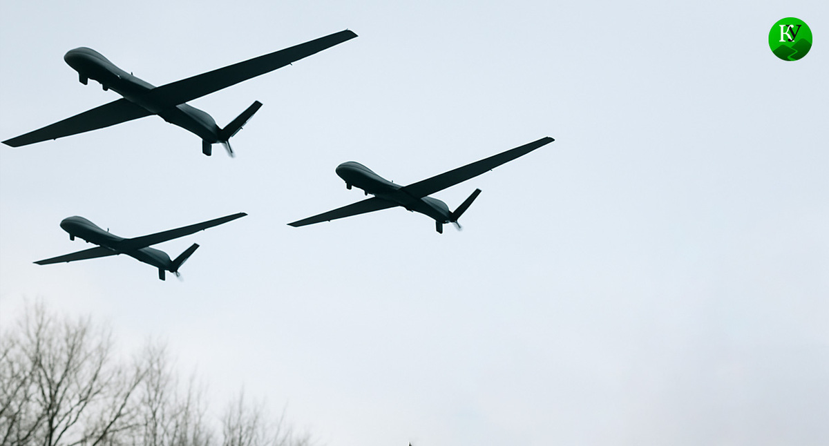 UAV. Illustration created by the "Caucasian Knot" using AI in the Copilot program.