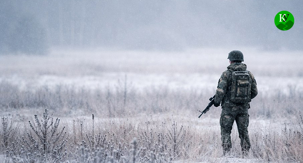 A serviceman. Illustration created by the "Caucasian Knot" using AI in the Copilot program.