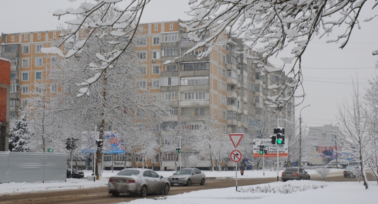 Belorechensk. Photo: City Administration Press Service https://adm-belorechensk.ru/presscenter/photos/gorod-zimoy/