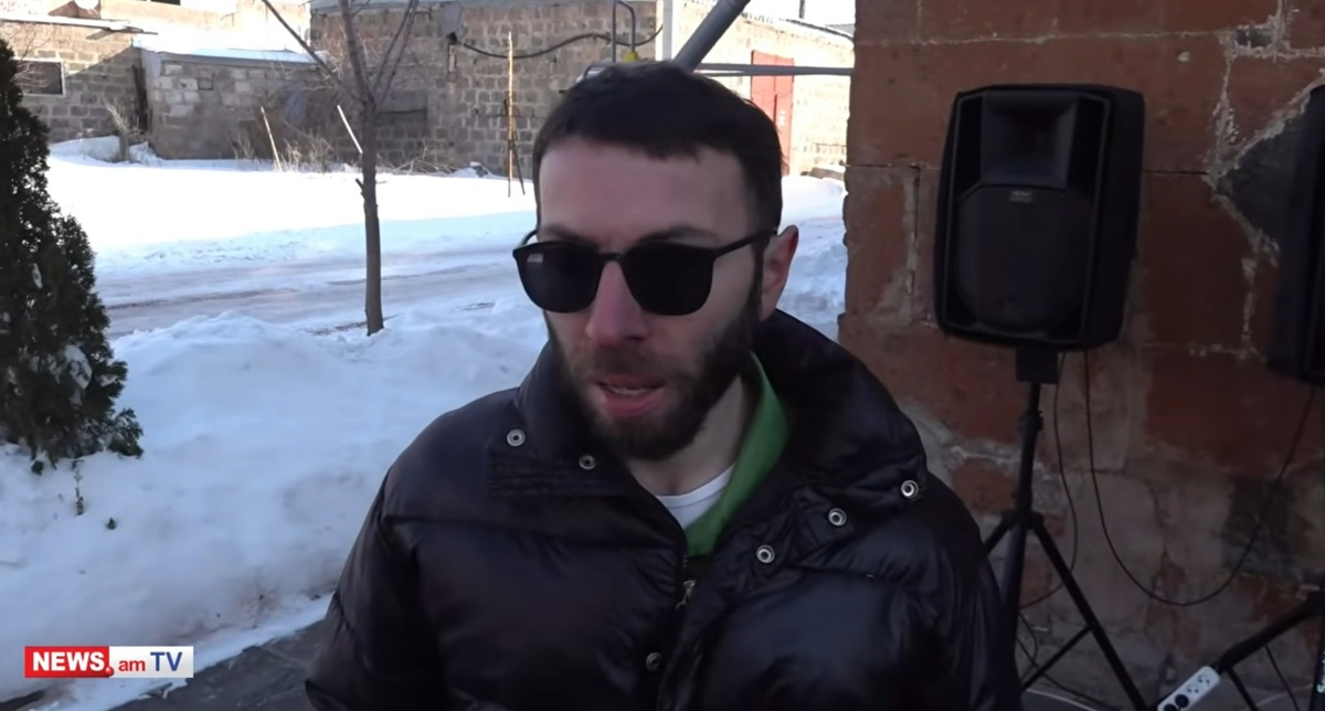 Sarkis Petrosyan. Talin, January 25, 2026. Still from News.am video https://www.youtube.com/watch?v=9a3AKvbjLCY