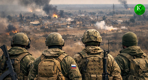 Military personnel. Illustration created by the "Caucasian Knot" using AI in the Copilot program.