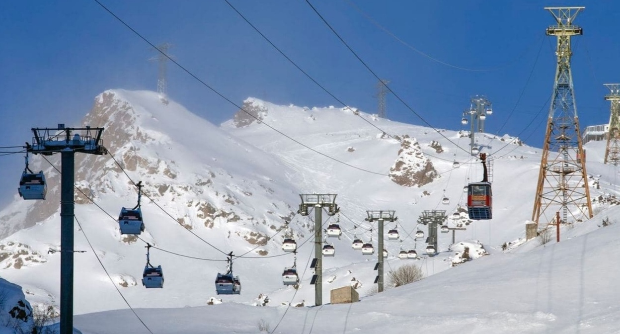 The Elbrus cable car. Photo: resort press service https://resort-elbrus.ru/
