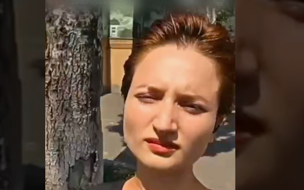Aishat Baimuradova. Freeze frame of BBC video https://www.youtube.com/watch?v=YoWKjNE1Flg/ Aishat Baimuradova. Freeze frame of BBC video https://www.youtube.com/watch?v=YoWKjNE1Flg/