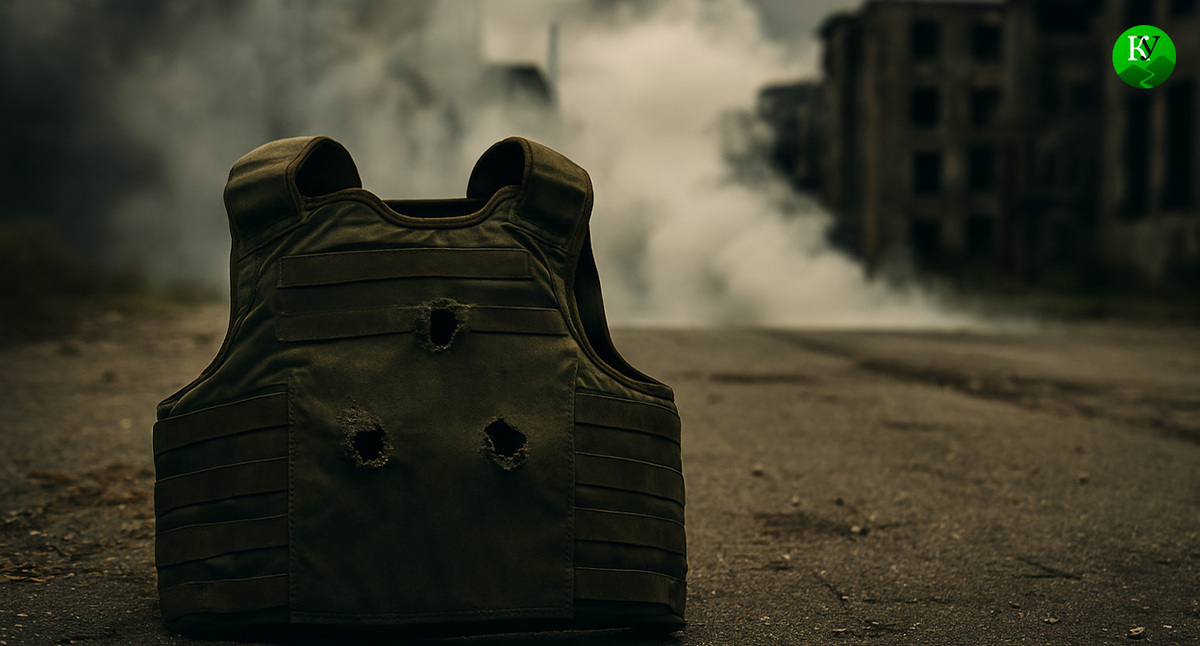 Bulletproof vest. Illustration created by the "Caucasian Knot" using AI in the Copilot program.