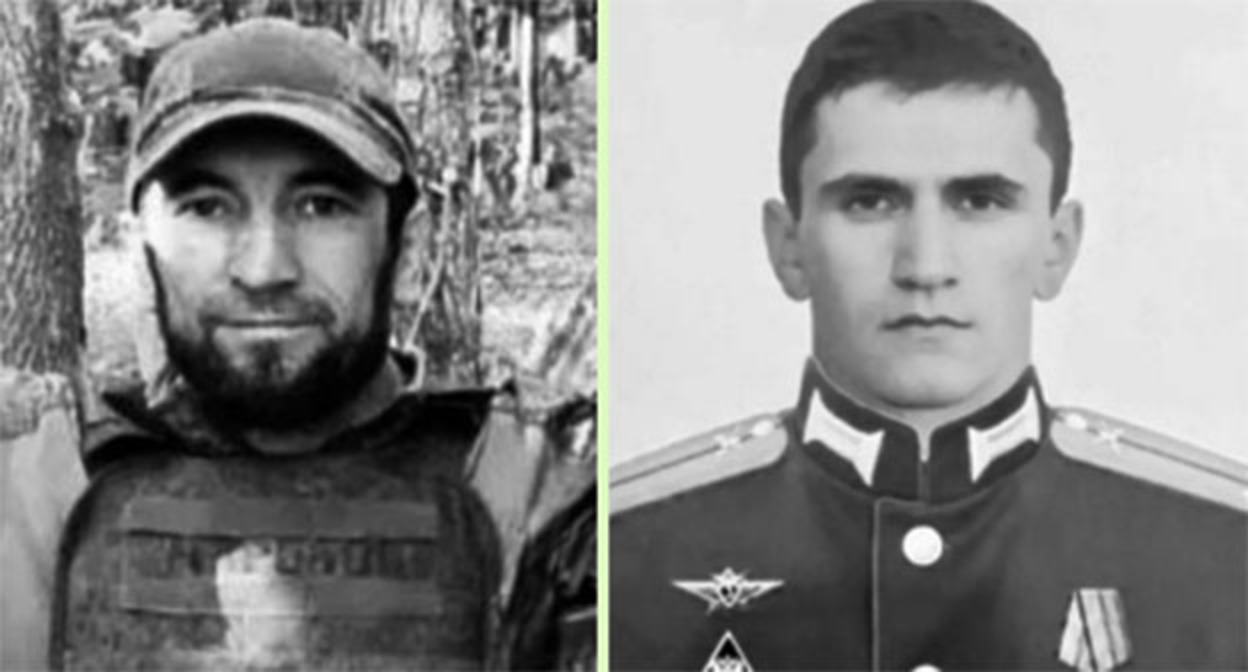 Shamsudin Ibragimov (left) and Magomed Omarov. Photos: https://t.me/mo_charodinskiy_rayon/14172, https://t.me/mo_charodinskiy_rayon/14170