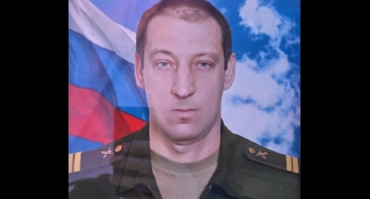 Alexey Belikov. Photo from the Mozdok District Administration's Telegram channel https://t.me/MozdokRaionAMS/7888