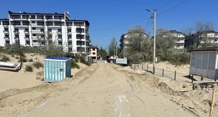 Access to the beach in Anapa. Photo from the Telegram channel of the mayor, Svetlana Maslova: https://t.me/sbmaslova/5929