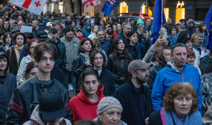 Participants in the march in Tbilisi. Screenshot from Publika photo from May 16, 2026, https://www.facebook.com/photo?fbid=1759768858755990&set=pcb.1759768995422643 (Meta, the company that owns the social network, is banned in Russia). Participants in the march in Tbilisi. Screenshot from Publika photo from May 16, 2026, https://www.facebook.com/photo?fbid=1759768858755990&set=pcb.1759768995422643 (Meta, the company that owns the social network, is banned in Russia).