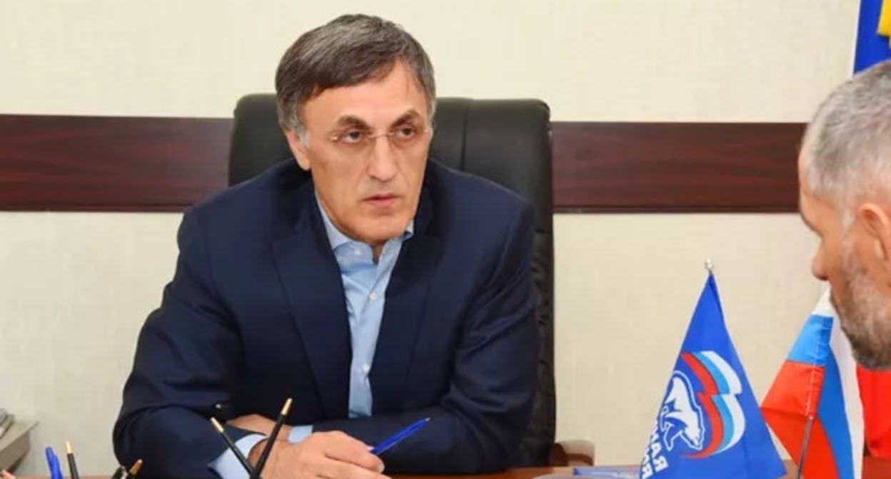 Magomed Gadzhiev (recognized as a foreign agent) in 2017. Photo: press service of the State Duma deputy.