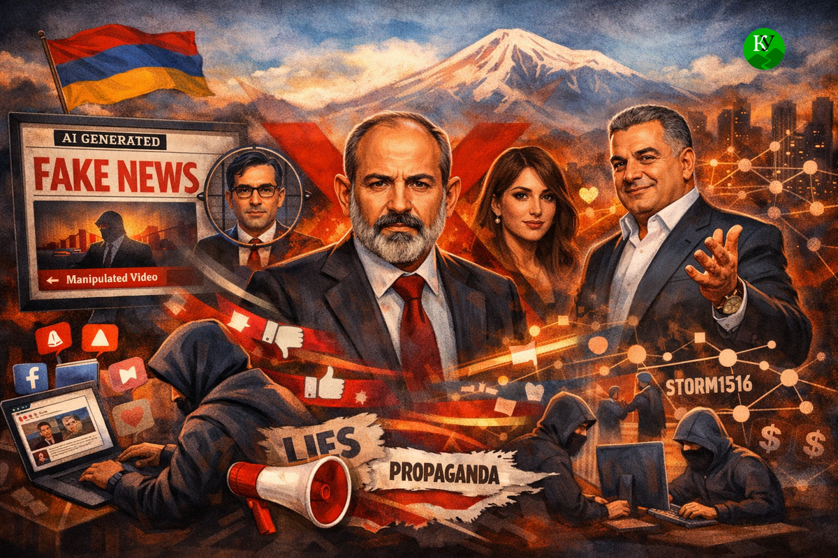 Fakes in Armenia. Illustration created by the "Caucasian Knot" using AI in the Copilot program. Fakes in Armenia. Illustration created by the "Caucasian Knot" using AI in the Copilot program.