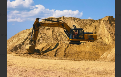 Mountains of sand on Anapa