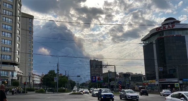 Consequences of the drone attack in Krasnodar. Photo by Anton Bykov, Yuga.ru