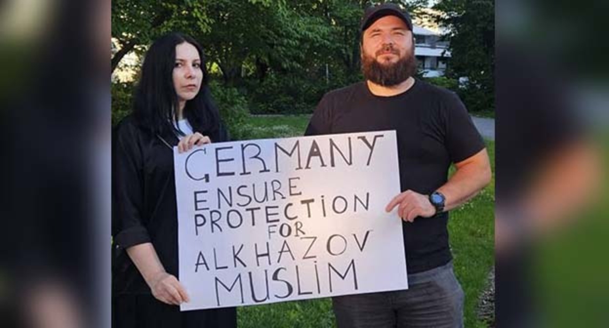 Participants of the picket in support of Muslim Alhazov. Screenshot of the image on the page https://www.facebook.com/profile.php?id=61588263911571 (the activities of the company Meta (which owns Facebook, Instagram, and WhatsApp) are banned in Russia) Participants of the picket in support of Muslim Alhazov. Screenshot of the image on the page https://www.facebook.com/profile.php?id=61588263911571 (the activities of the company Meta (which owns Facebook, Instagram, and WhatsApp) are banned in Russia)